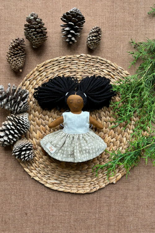 The Good Doll, Single Doll,Meher, Cotton Fabric Toy
