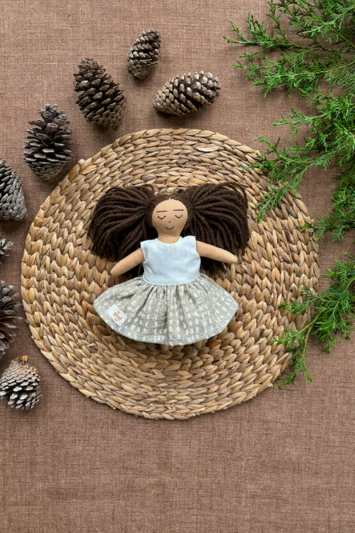 The Good Doll, Single Doll,Meher, Cotton Fabric Toy