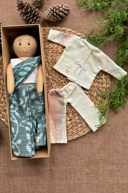 The Good Doll, Play Set, Raji, Cotton Fabric Toy
