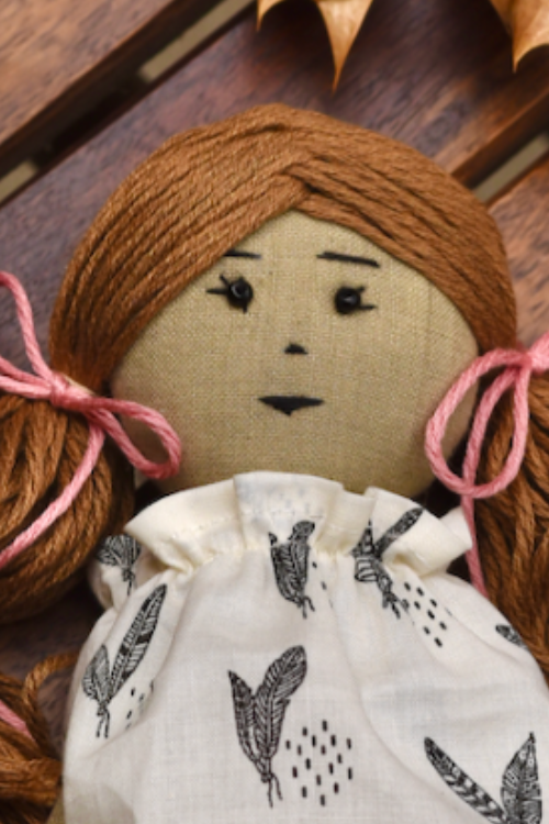 The Good Gift, Single Doll, Roshni, Hand Sewing, Cotton, Toy