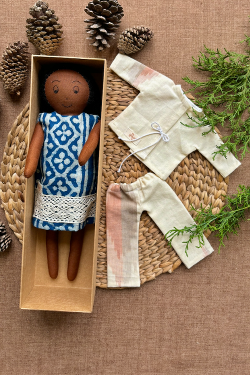 The Good Doll, Play Set, Shalini, Cotton Fabric Toy