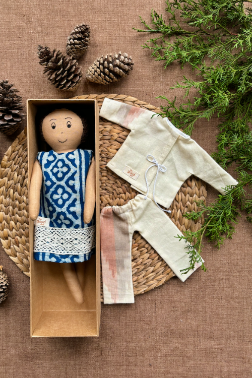 The Good Doll, Play Set, Shalini, Cotton Fabric Toy