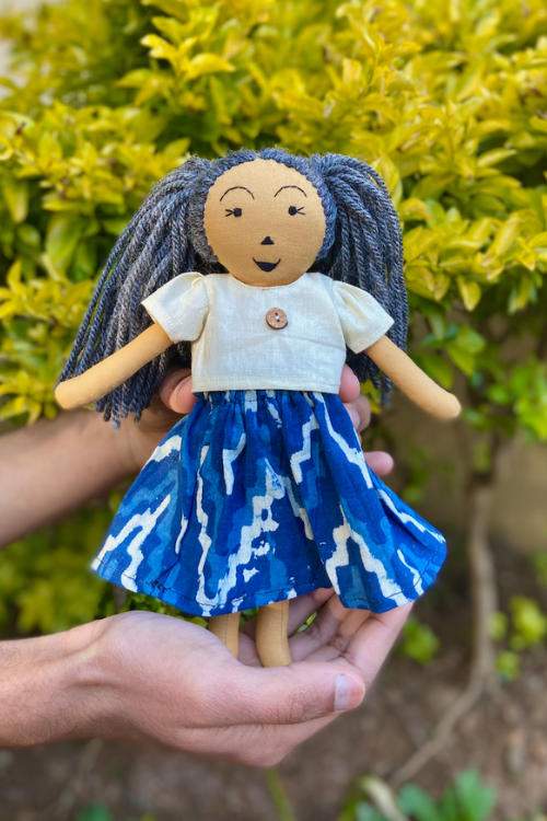 The Good Gift, Single Doll, Simran, Hand Sewing, Cotton, Toy