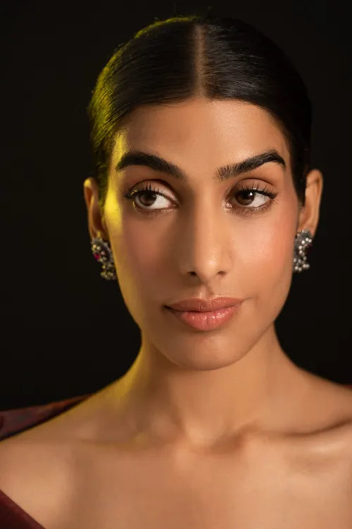 TICH Pure Silver Traditional Maharashtrian Earrings - Tarakini