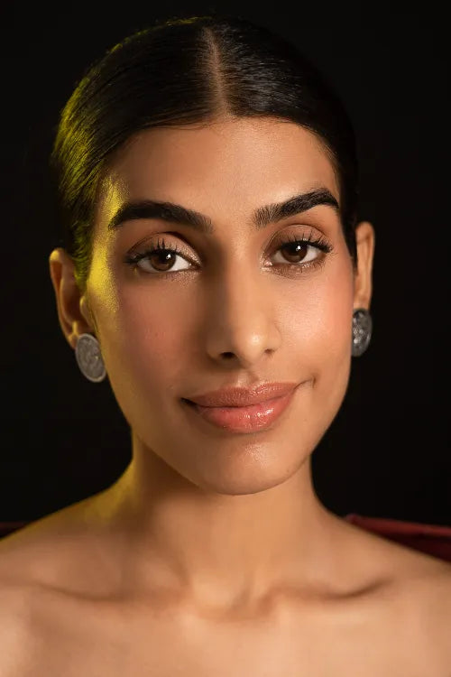 TICH Pure Silver Traditional Maharashtrian Earrings - Mohar