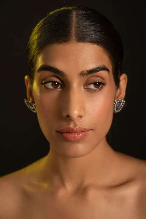 TICH Pure Silver Traditional Maharashtrian Earrings - Akarshini
