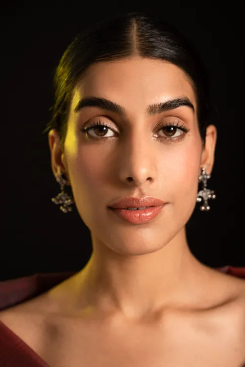TICH Pure Silver Traditional Maharashtrian Earrings - Taraveli