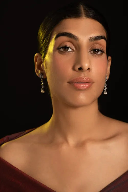 TICH Pure Silver Traditional Maharashtrian Earrings - Leher