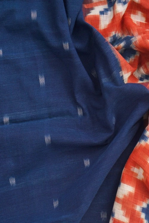 Creative Bee Hand Woven Natural Dye 'Loomly' Ikat Cotton Stole