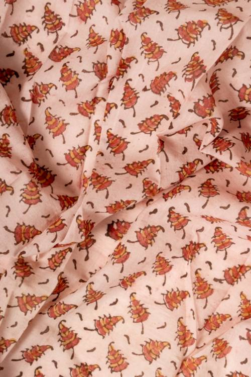 Creative Bee 'LIORA' Natural Dye, Hand Block Printed Cotton Fabric
