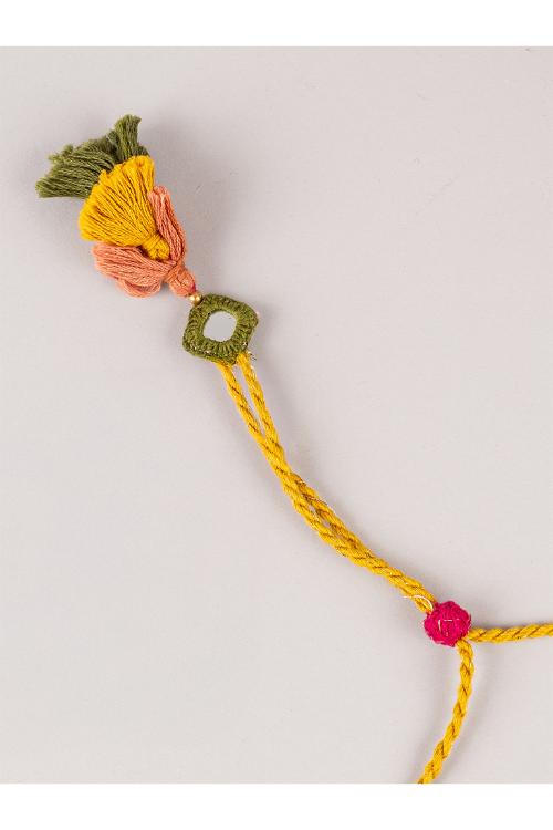 Craftroots Multi-colour Tassels Rabari Choker