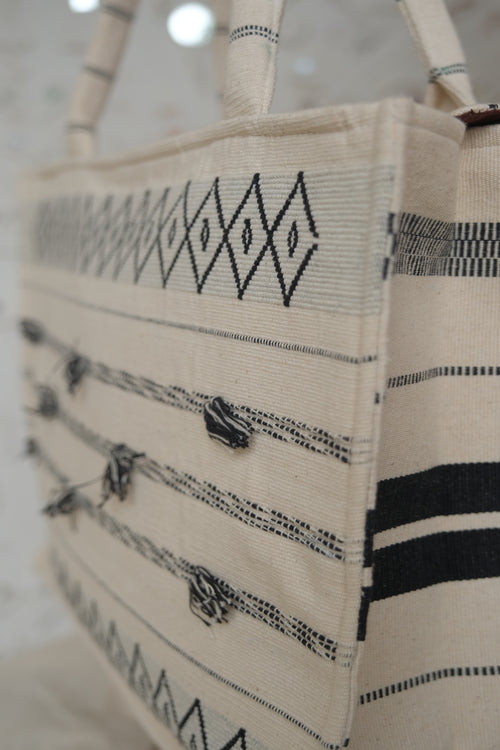 Nuta, Handwoven Cotton Tote Bag