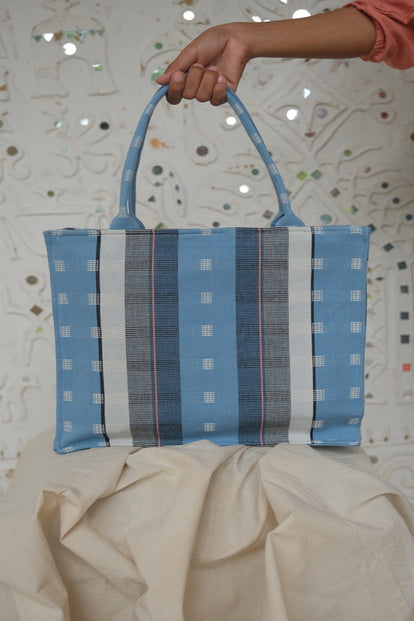 Abi Weaves, Handwoven Cotton, Tote Bag