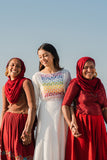 Okhai 'Whimsical' Embroidered Cotton Dress | Rescue