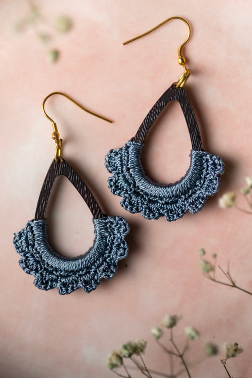 Samoolam Handmade Rain Drop Grey