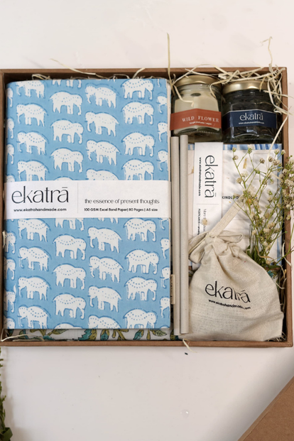 Sustainable Thoughtful Hamper By Ekatra - Elephant Motif