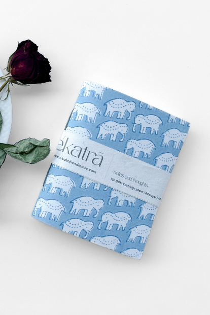 A6  Journal By Ekatra - Elephant Motif ( Set Of 2 )