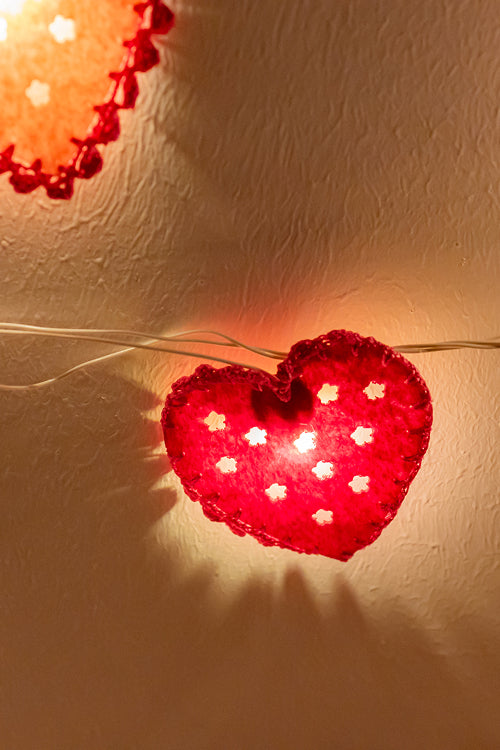 Samoolam Heart Made - Crocheted String Lights