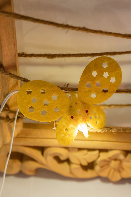 Samoolam Vivid Butterflies - Crocheted String Lights