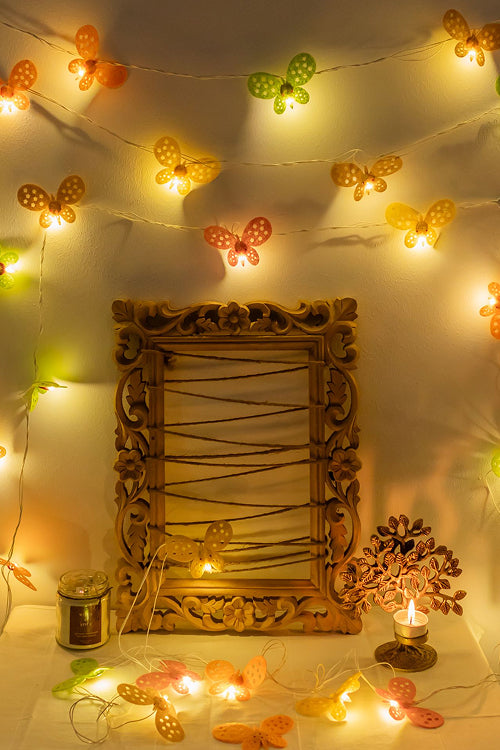 Samoolam Vivid Butterflies - Crocheted String Lights