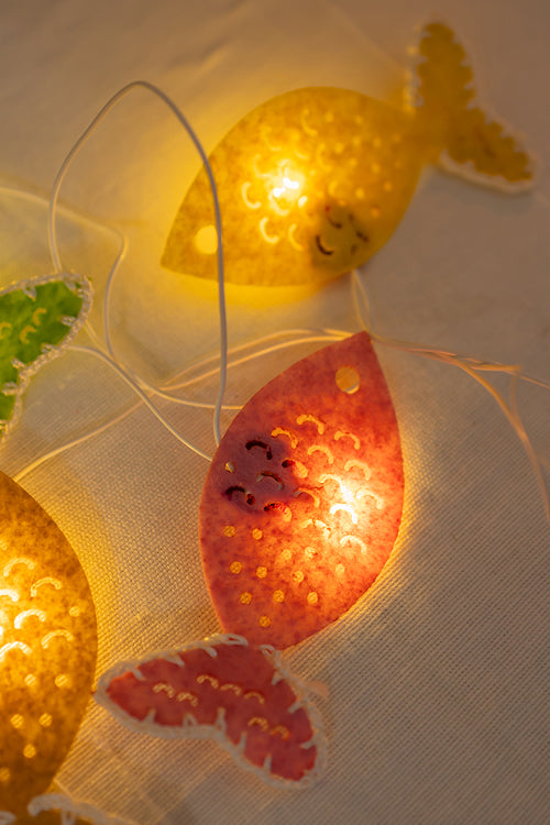 Samoolam Colorful Fishes - Crocheted String Lights