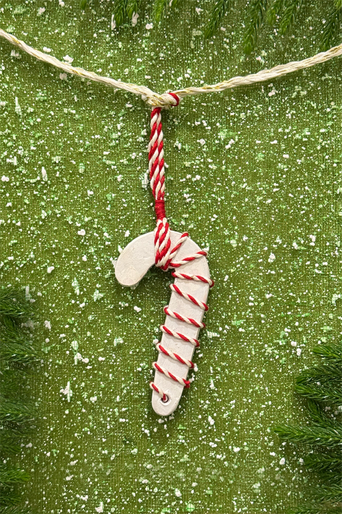 Antarang-Terracotta- Set Of 6 Christmas Decoration Hangings