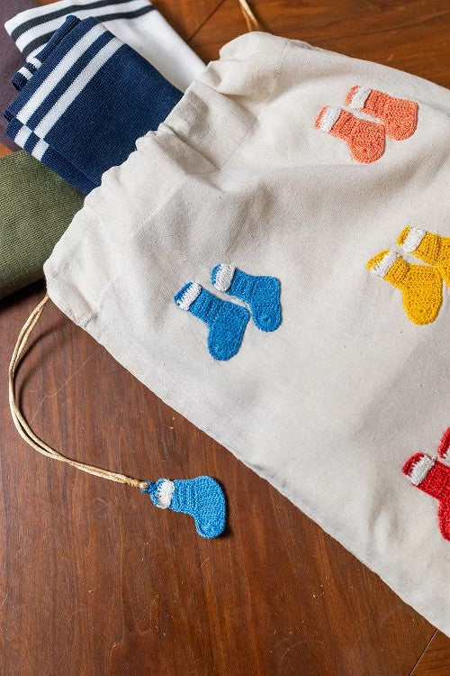 Samoolam Happy Socks Utility Bag