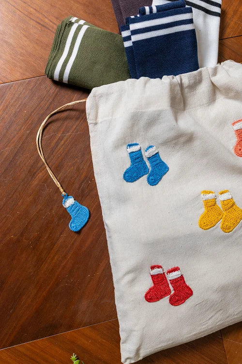 Samoolam Happy Socks Utility Bag