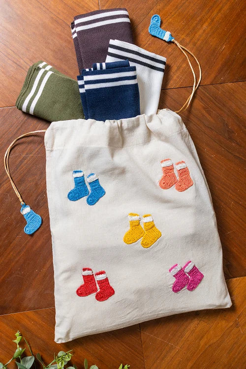 Samoolam Happy Socks Utility Bag