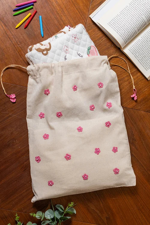 Samoolam Spring Blossoms Utility Bag