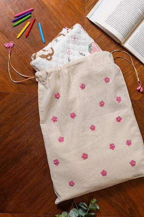 Samoolam Spring Blossoms Utility Bag