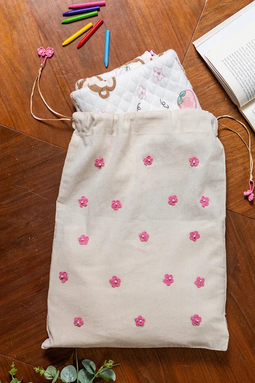 Samoolam Spring Blossoms Utility Bag