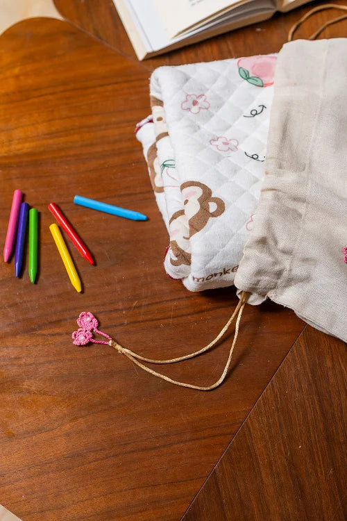 Samoolam Spring Blossoms Utility Bag