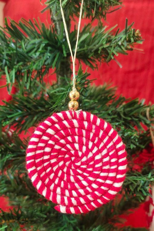 Whe Candy Macrame Christmas Charm Combo Of 3