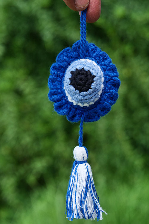 Himalayan Blooms Hand Made Crochet Soft Toys -  Evil Eye Single Bunting