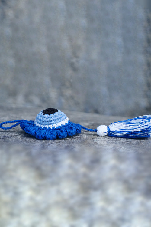 Himalayan Blooms Hand Made Crochet Soft Toys -  Evil Eye Single Bunting