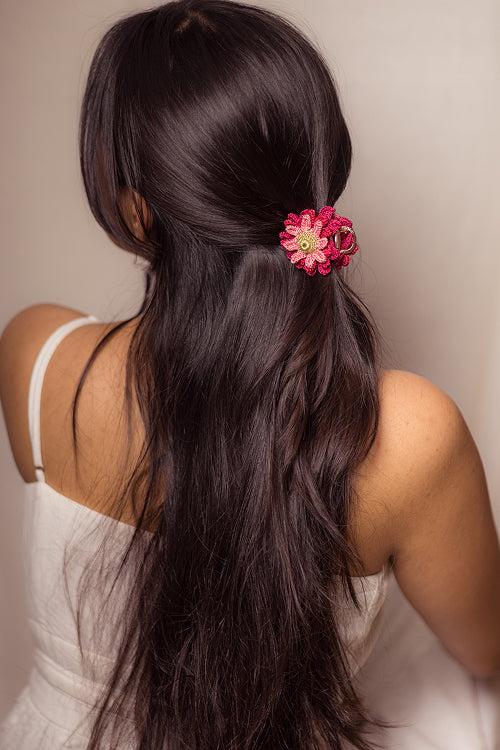 Samoolam Guncha Dahlia Labyrinth - Hair Clutch