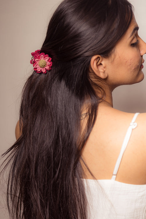 Samoolam Guncha Dahlia Labyrinth - Hair Clutch