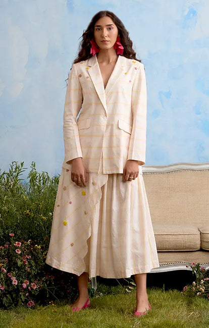 Okhai "Susan" Cotton Handloom Wrap Skirt