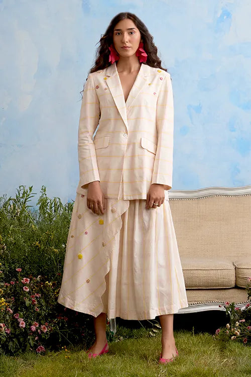 Okhai "Susan" Cotton Handloom Wrap Skirt