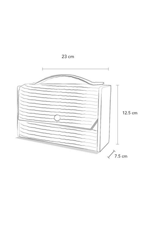 Mauve Box Clutch - Single Sleeve