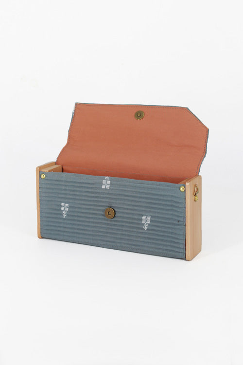 Lukka Chuppi Ash Gray Mini Clutch - Single Sleeve