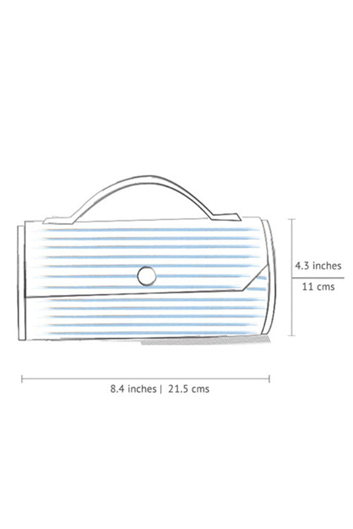 Fern Round Clutch - Single Sleeve