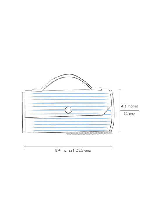 Ash & Moon Round Clutch - Changeable Sleeve