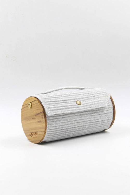 Lukka Chuppi Ash & Moon Round Clutch - Changeable Sleeve