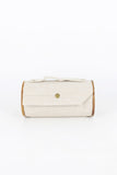 Oat & Cocoa Round Clutch - Changeable Sleeve