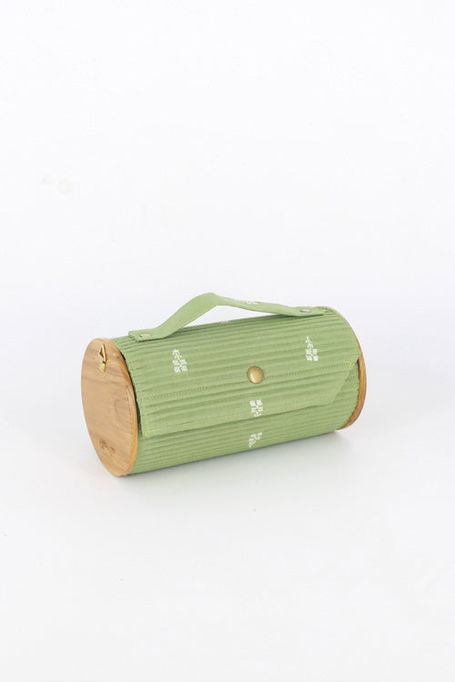Lukka Chuppi Sage & Fog Round Clutch - Changeable Sleeve