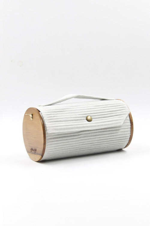Lukka Chuppi Sage & Fog Round Clutch - Changeable Sleeve