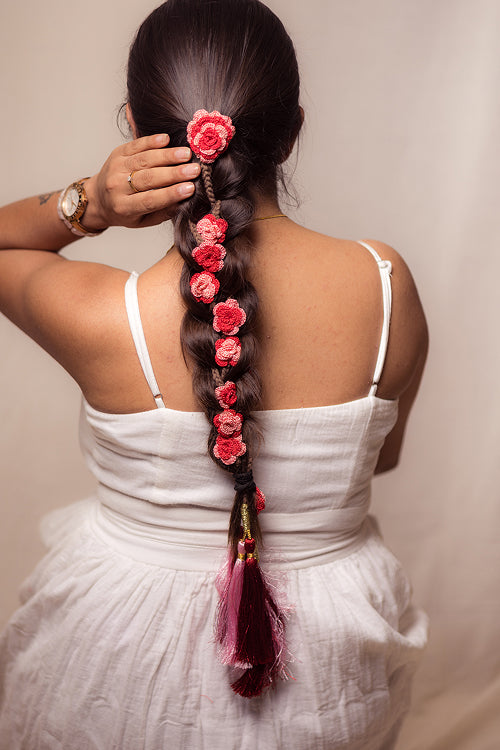 Samoolam Guncha Red - Pink Rosy Parandi