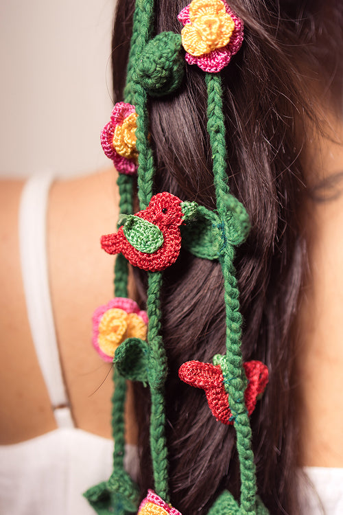 Samoolam Guncha Spring Bird & Roses Parandi